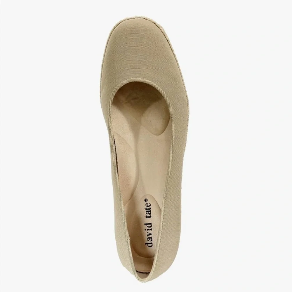 DAVID TATE CHILL STROLL TAUPE ESPADRILLE SHOES 9WW NEW NO BOX
